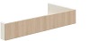 SBTA160-R2564 Horizontale Verblendung-Deckenanschluss rechts, B/T/KH: 160x64.2x25