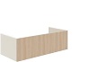 SBTA170-B5064 Horizontale Verblendung-Deckenanschluss beidseitig, B/T/KH: 170x64.2x50