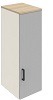 SIBBF17- Drehtüren-Aufsatzschrank rechts Akustik, 3OH, B/T/KH: 40x45.0x115.2