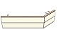 AH19080200 Theke 135°, links: 80cm, rechts:200cm, H 73,4 (2 SE)