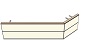 AH19080220 Theke 135°, links: 80cm, rechts:220cm, H 73,4 (2 SE)