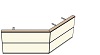 AH19100120 Theke 135°, links:100cm, rechts:120cm, H 73,4 (2 SE)