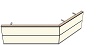 AH19120180 Theke 135°, links:120cm, rechts:180cm, H 73,4 (2 SE)