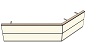 AH19120200 Theke 135°, links:120cm, rechts:200cm, H 73,4 (2 SE)