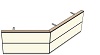 AH19140120 Theke 135°, links:140cm, rechts:120cm, H 73,4 (2 SE)