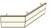 AH19180120 Theke 135°, links:180cm, rechts:120cm, H 73,4 (2 SE)