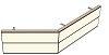 AH19180140 Theke 135°, links:180cm, rechts:140cm, H 73,4 (2 SE)