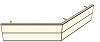 AH19180200 Theke 135°, links:180cm, rechts:200cm, H 73,4 (2 SE)