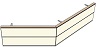AH19200160 Theke 135°, links:200cm, rechts:160cm, H 73,4 (2 SE)