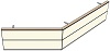 AH19220160 Theke 135°, links:220cm, rechts:160cm, H 73,4 (2 SE)