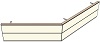AH19220200 Theke 135°, links:220cm, rechts:200cm, H 73,4 (2 SE)