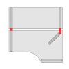ZAAB10 Abstandshalter Jump 2.0 Tisch/Tisch- Blockstellung (Rechteck/FF10)