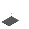 Deckenabsorber
BEDA1209P
1200/54/900
