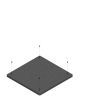 Deckenabsorber
BEDA1212P
1200/54/1200