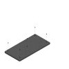 Deckenabsorber
BEDA1608P
1600/54/800