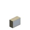 Querrollladenschrank 2 OH
P2QO1020ML
1000/441/789