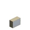 Querrollladenschrank 2 OH
P2QO1020R
1000/441/749