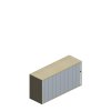 Querrollladenschrank 2 OH
P2QO1420R
1400/441/749