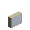 Querrollladenschrank 3 OH
P2QO1430ML
1400/441/1141