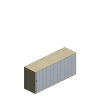 Querrollladenschrank 2 OH
P2QO1620L
1600/441/749