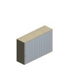 Querrollladenschrank 3 OH
P2QO1630L
1600/441/1101