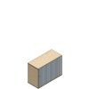 Querrollladenschrank 2 OH
P2QS1072L
1000/441/720