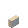 Querrollladenschrank 2 OH
P2QS1076ML
1000/441/760