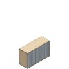 Querrollladenschrank 2 OH
P2QS1272R
1200/441/720