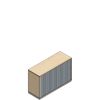 Querrollladenschrank 2 OH
P2QS1276MR
1200/441/760