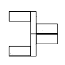 Y-Stellung mit Schubladen